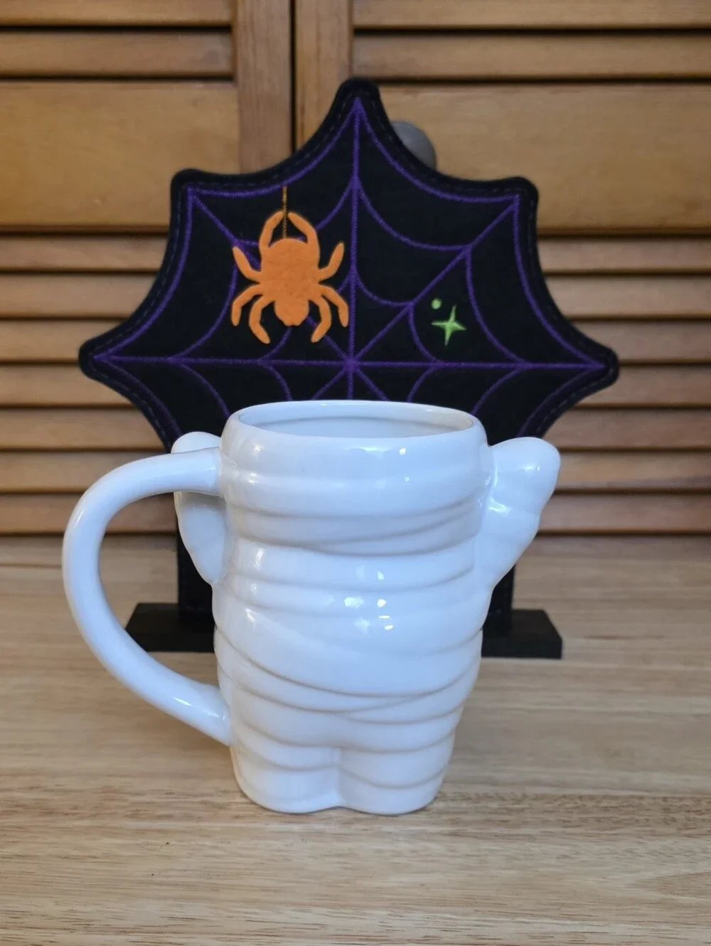 NWOT Target Hyde & Eek Mummy Figural Holiday Mug